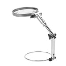 Foldable Desktop Magnifier Reading 2.5X Magnifying Glass Magnifier W/ LED Lights
