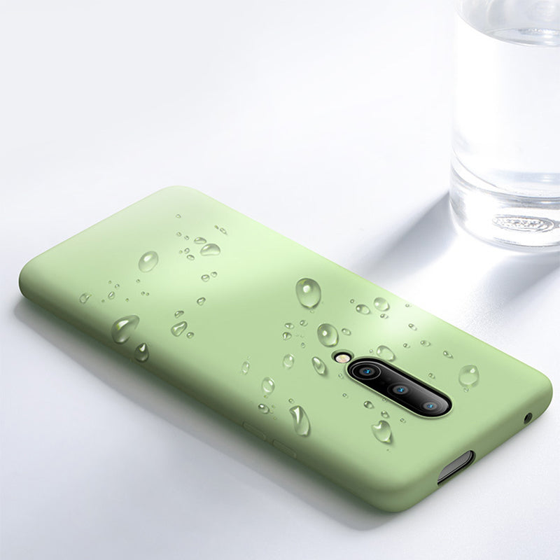 Bakeey Smooth Liquid Silicone Rubber Back Cover Protective Case for Oneplus 7 Pro