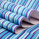 Waterproof Stripe Wallpaper Self Adhesive Wardrobe Door Kitchen Wall Stickers
