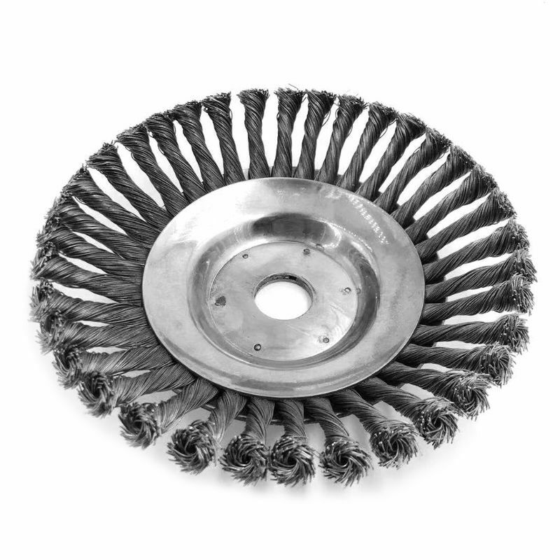 8 Inch Steel Wire Wheel Garden Lawn Mower Grass Eater Trimmer Head Brush Cutter Tools