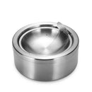 Stainless Steel Round Ashtray Lidded Smoking Portable Car Ashtray With Lid Cover Windproof