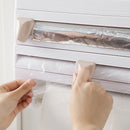 Muhui ABS Kitchen With Cutting Plastic Wrap Storage Rack Paper Towels Towel Rack Kitchen Storage Rack