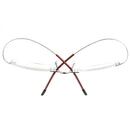 LianSanHD Titanium Light Reading Glasses Comfortable Flexible Resin Alloy Presbyopic Glass L8013T