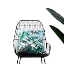 COMO LIVING Tropical Rainforest Hand-painted Pillow Cotton Cushion Flowers Floral Pillow For Sofa Chair