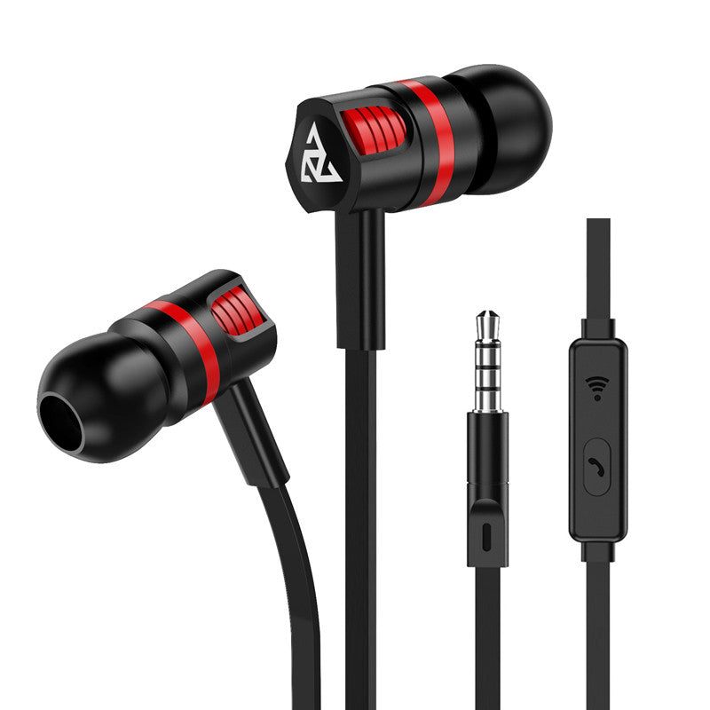 PTM T2 3.5mm In-Ear Wired Headset Super Bass Sport Handsfree Earphone With Mic for Phones PC MP3