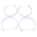 4PCS 131mm+146mm Multi-Color RGB LED Angel Eyes Halo Ring Lights Headlights with Remote Control For BMW E46 E90