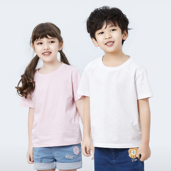 2 Pcs Cotton Crew Neck Children Short Sleeve Wearable Breathable Sports Casual Kids T-Shirts From Xiaomi Youpin