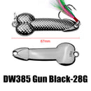 Zanlure 1pc 7g 15g 28g 36g DD Metal Spinner Spoon Lure Fishing Lure with Feather Hook Sea Fishing