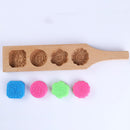 Wood Mooncake Baking Mould Cookies Mold 3D Flower Fondant Mooncake Mid-autumn Festival Baking Accessories