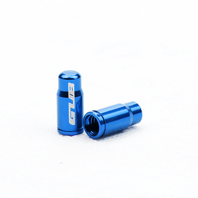 GUB 100Pcs Aluminum Alloy Bike Bicycle Presta Valve Cap CNC Cycling Dustproof Air Cover