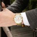 CURREN 8316 Waterproof Business Style Men Wrist Watch Calendar Quartz Watches