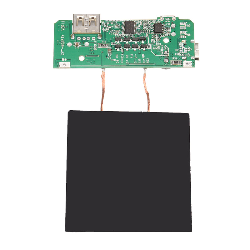 DIY Qi Wireless Charger 6000mAh Power Bank Case Battery Box Kits for Smartphone