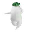 Japanese White Stuffed Plush Toy Radish Pillow Hugging Pillow Plush Doll Toy Soft Doll Xmas Gift