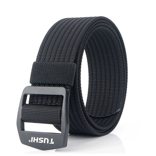 TUSHI R120 Military Tactical Belts Security Elastic Weave Stretch Thick Nylon Waist Belt