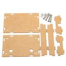 3Pcs Transparent Acrylic Sheet Housing Case For DSP & PLL Digital Stereo FM Radio Receiver Module
