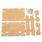 3Pcs Transparent Acrylic Sheet Housing Case For DSP & PLL Digital Stereo FM Radio Receiver Module