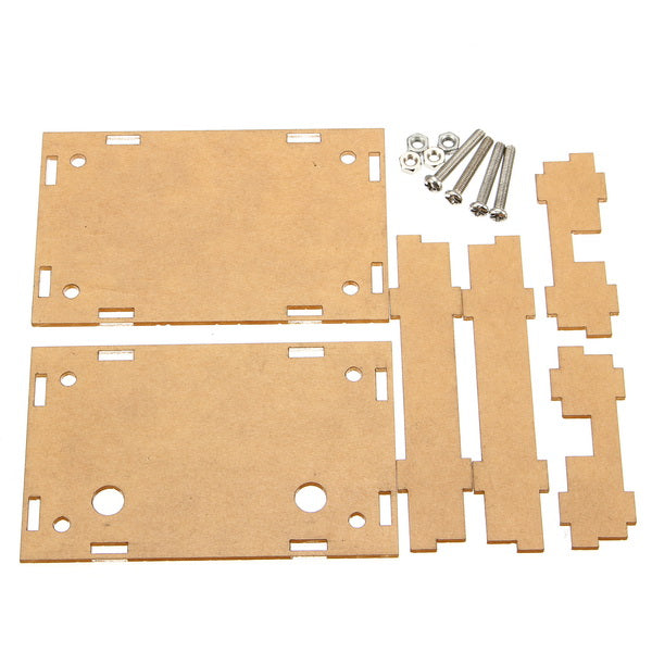3Pcs Transparent Acrylic Sheet Housing Case For DSP & PLL Digital Stereo FM Radio Receiver Module