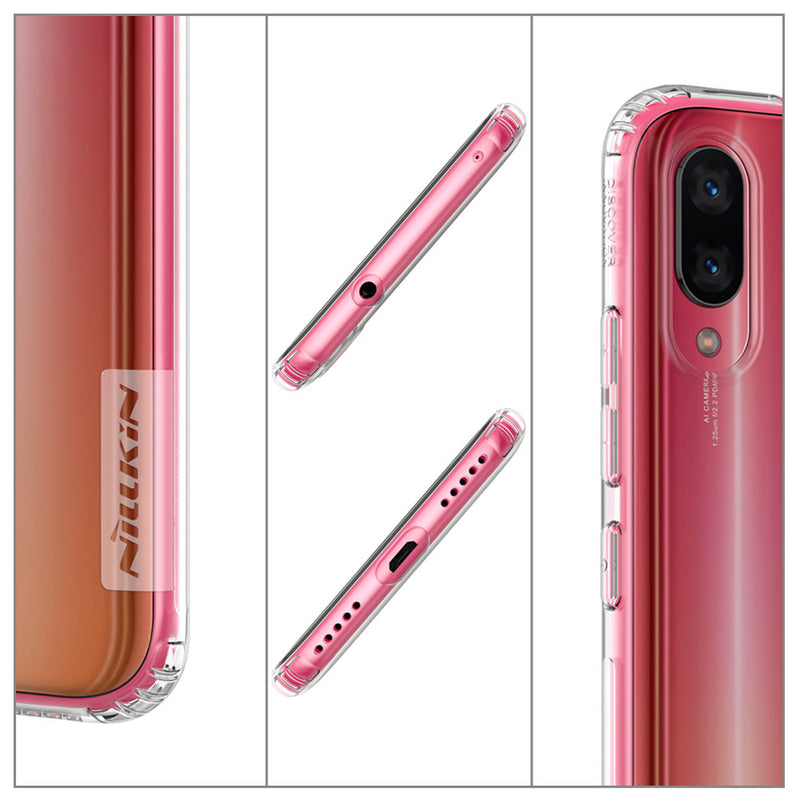 NILLKIN Transparent Shockproof Anti-slip Soft TPU Back Cover Protective Case for Xiaomi Mi Play
