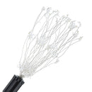 DC3V Solar Powered 8 Modes 90LED Colorful Warm White Sliver Wire Star String Light for Christmas Garden Home