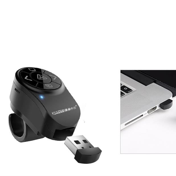 Ring Flip Pen PPT Laser Remote Control Electronic Red Projection Pointer