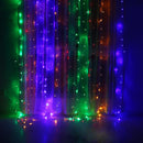 1M*4M 144LED Outdoor Christmas Xmas Wedding Party Fairy String Curtain Hanging Window Light EU Plug
