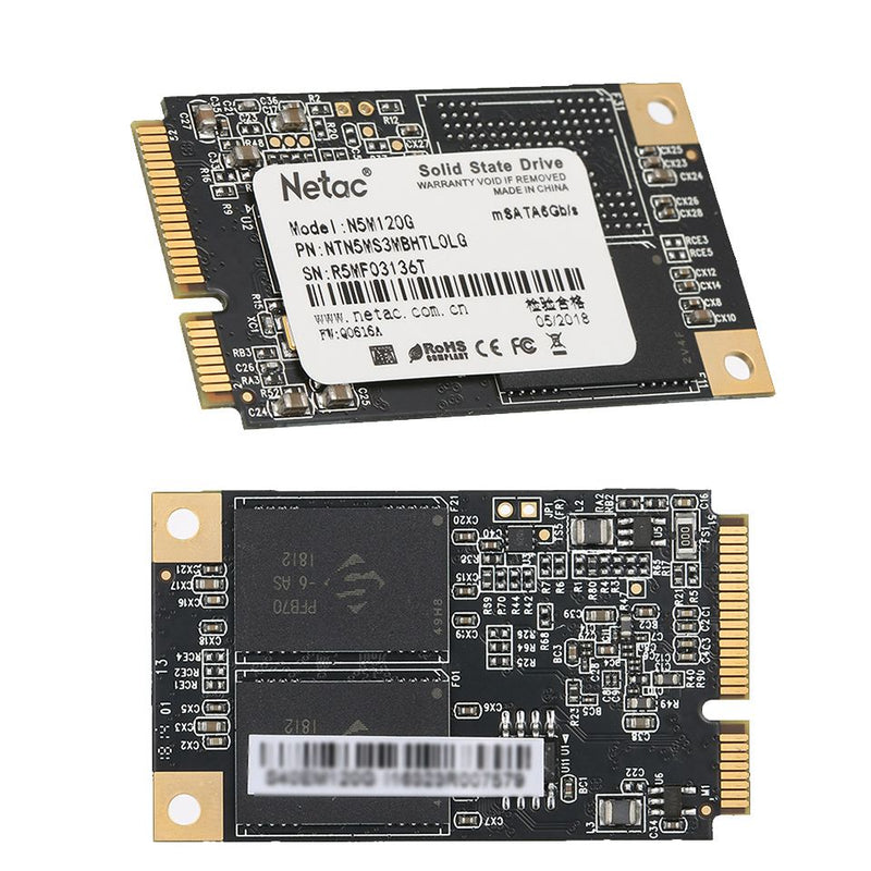 Netac SSD mSATA 60GB 120GB 240GB Solid Hard Drive MLC 6GB/S Max 501MB/S Read Speed Laptop Internal Solid State Drive For Computer PC