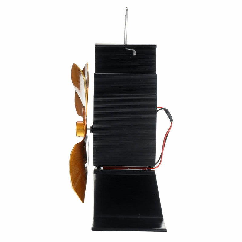 4 Blade Heat Powered Stove Fan Silent Wood Log Burner Fireplace Eco Fan No Electricity No Battery Heating Distribution
