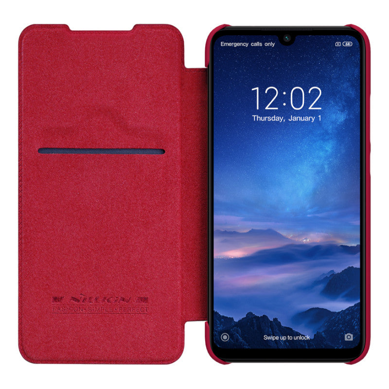 NILLKIN Flip Shockproof Card Slot Holder PU Leather Protective Case for Xiaomi Redimi 7