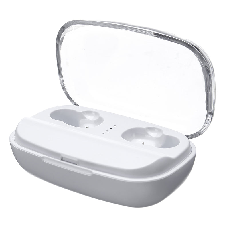 [True Wireless] bluetooth 5.0 TWS Earphone Smart Touch IPX7 Waterproof Handsfree Headset With 3000mAh Power Bank