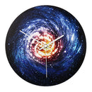 28cm Modern Acrylic Round Swing Tail Wall Clock Home Living Room Watch Decor