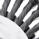 20cm Weed Trimmer Head Lawn Mower Sharpener 8 Inch Grass Weeder Lawnmower Steel Brush Head