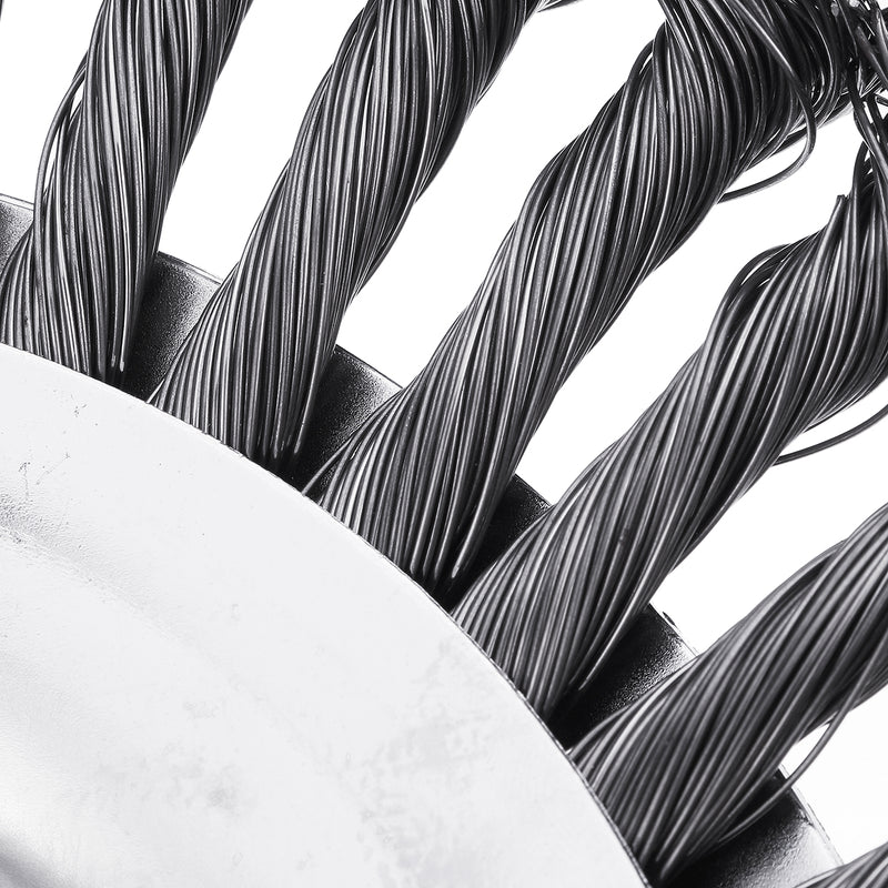 20cm Weed Trimmer Head Lawn Mower Sharpener 8 Inch Grass Weeder Lawnmower Steel Brush Head