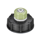 S60x6 3/4'' IBC Tank Drain Adapter Thread Outlet Tap Water Hose Connector Replacement Valve Fitting Parts for Home Garden
