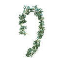 Artificial Silver Dollar Eucalyptus Garland Faux Silk Leaf Vine Greenery Willow Ring Wedding Home Garden Decorations