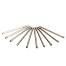 10pcs 2.5mm Diamond Coated Hole Saw Cutter Drill Bits for Glass Tile Ceramic