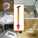 Manual High Pressure Air Floor Drain Cleaning Clog Dredge Tools Toilet Sink Cleaner