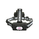 XANES 2502A 2200LM 2XPE+5T6 7LED 6Modes USB Charging Zoom Headlamp 18650 Battery