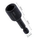 Drillpro M4-M16 Screw Tap Socket Adapter 1/4 Inch Hex Shank Machine Tap Square Driver Thread Tap Adapter for Electric Drill