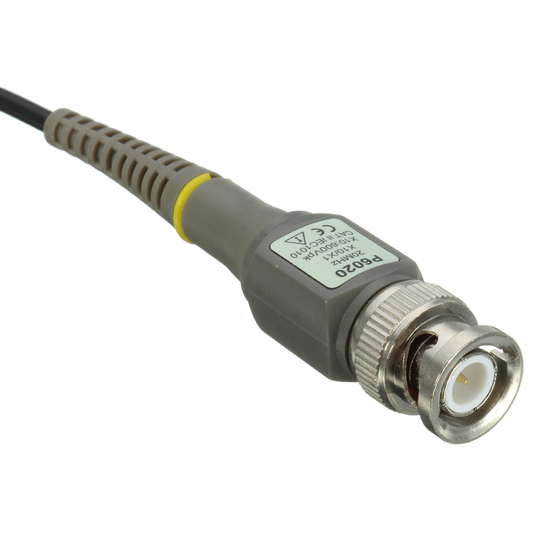 DANIU 2Pcs Oscilloscope Probe BNC Alligator Clip Ground Lead Test Tool 20MHz 1X 10X