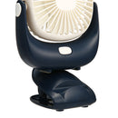 360 Degree Adjustable Portable 2 In 1 Clip On Fan Camping Fan USB Rechargeable Mini Desk Pram Fan