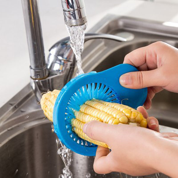 KCASA KC-CS01 Portable Vegetable Fruit  Cucumber Corn Cleaning Brush Desilker Corn Silk Remover