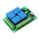 Geekcreit DC 12V 4CH Channel Wireless Remote Control Switch Learning Type Relay Control Module With