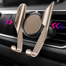 Gravity Linkage Automatical Lock Air Vent Car Mount Car Phone Holder For 4.7 Inch - 7.5 Inch Smart Phone iPhone Samsung Xiaomi