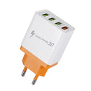 Bakeey 3A QC3.0 Multi port Fast Charging USB Charger Adapter For iPhone 8Plus XS 11 Pro Huawei P30 Pro Mate 30 5G S10+ Note 10 5G
