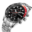 CURREN 8028 Full Steel Business Style Men Wrist Watch Decorative Dial Quartz Watches