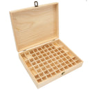 72 Grids Wooden Bottles Box  Container Organizer Storage for Essential Oil Aromatherapy