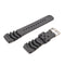 22mm Replacement Black Buckle Wrist Band Strap for SEIKO DIVER'S Watch