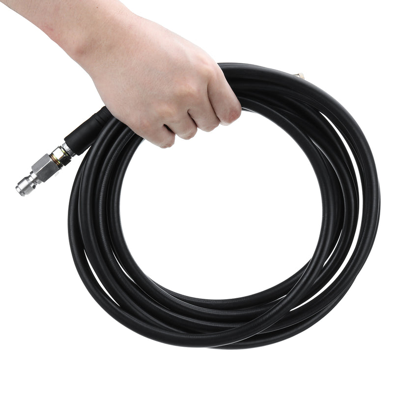 5M 5800PSI High Pressure Washer Hose Pipe Drain Sewer Cleaning Hose for Car Garden Water Washer