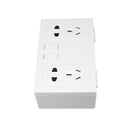 Imitation Double Plug Socket Wall Safe Hidden Electric Board Storage Tool Box