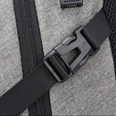 IPRee 49x32x16cm Canvas Anti Theft Travel Backpack with USB Charging port Portable Rechargeable Bag